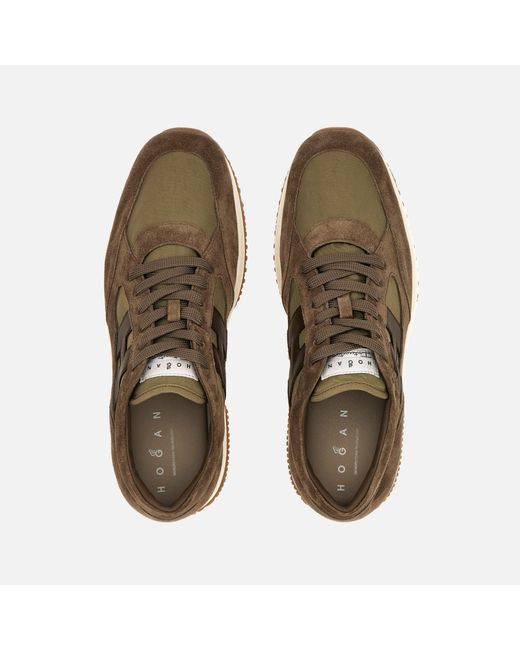 Maxi Sneaker di Hogan in Brown da Uomo