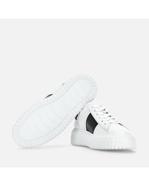 Hogan White Sneakers H-Stripes for men