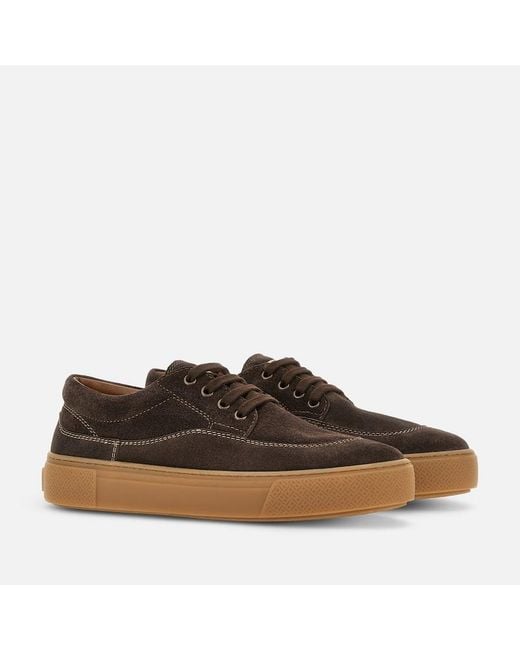 Hogan Brown Flat Sneaker, for men
