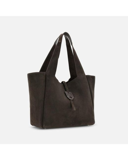 Hogan Black Totes, (One Size)