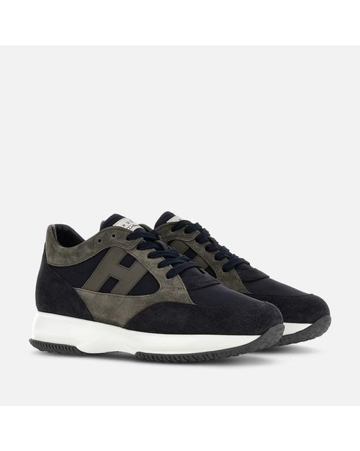 Hogan Black Chunky Sneakers, for men