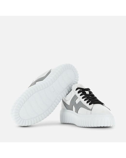Hogan White Sneakers H-Stripes for men