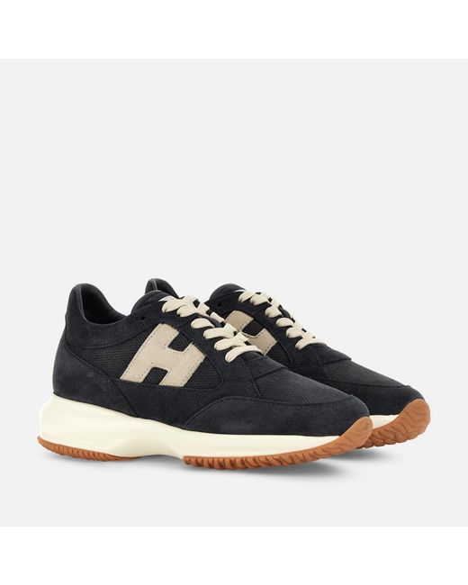 Hogan Blue Sneakers Interactive
