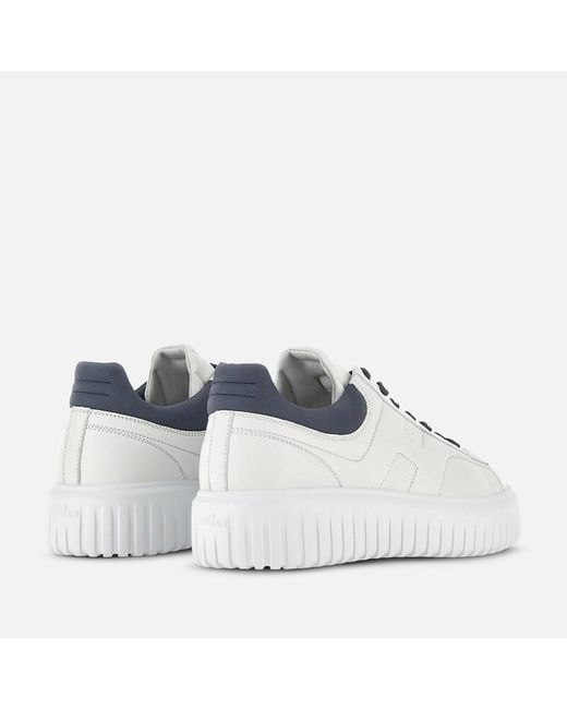 Hogan White Sneakers H-Stripes for men