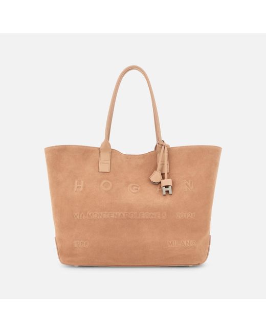 Borse Shopping di Hogan in Natural