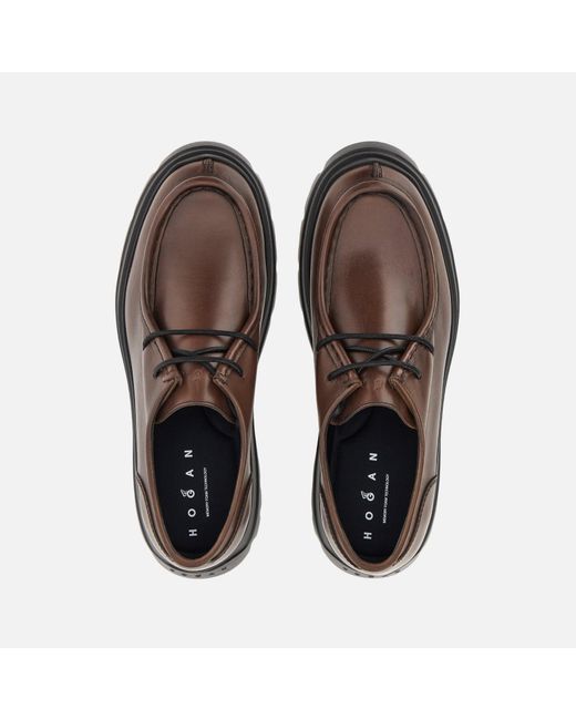 Stringate e mocassini di Hogan in Brown da Uomo