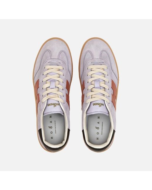 Hogan Pink Flat Sneakers,