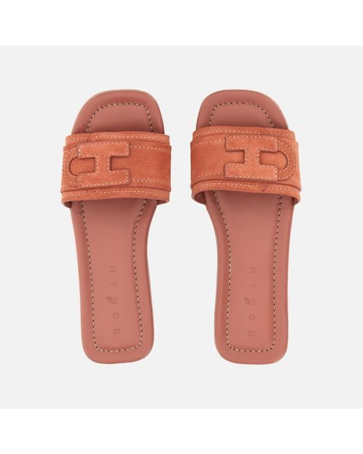 Hogan Brown Sandals,