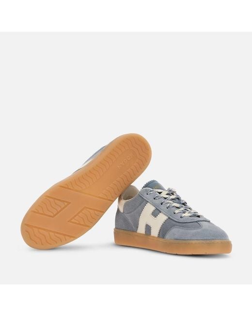Hogan Blue Cool Lace-Up Sneakers