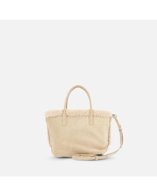 Bolso Shopping Adress Mini Hogan de color Natural