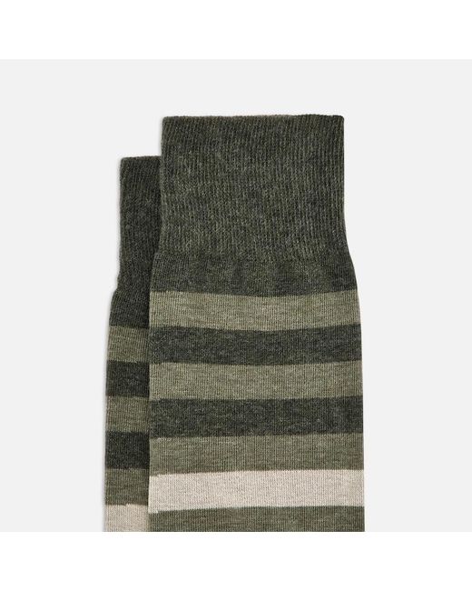 Hogan Green Socks, (One Size) for men