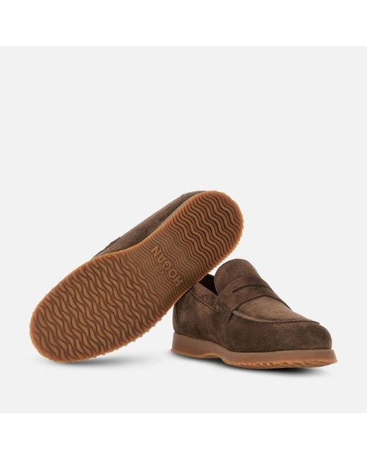 Stringate e mocassini di Hogan in Brown da Uomo