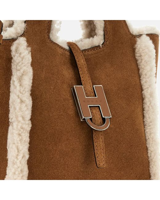 Hogan Brown Shopper Trend Mini