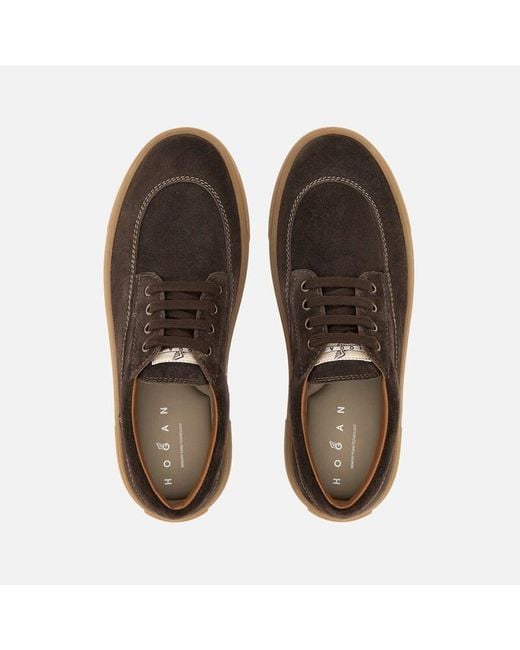 Hogan Brown Flat Sneaker, for men