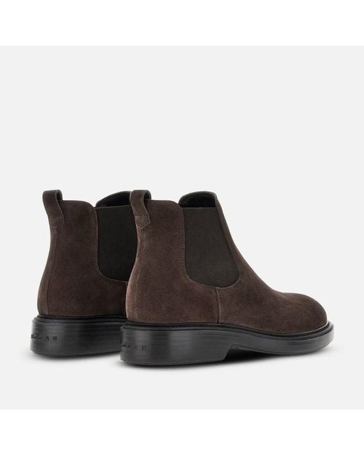Hogan Brown Boots And Chelsea, for men