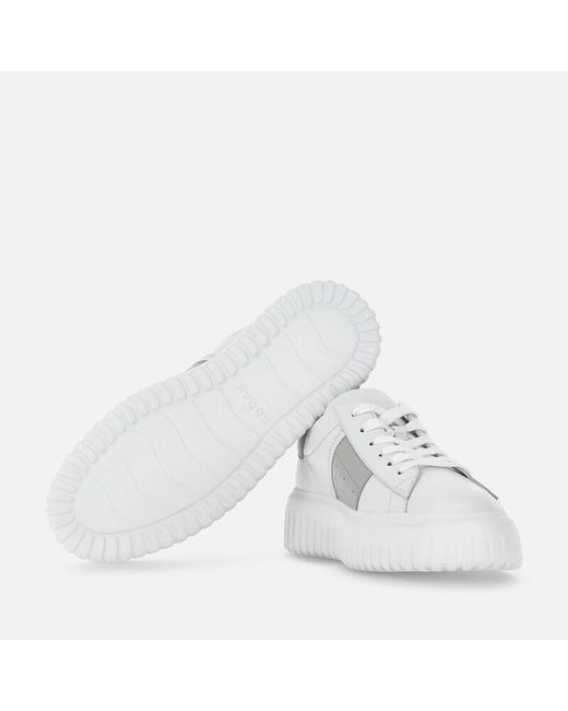 Hogan White Sneakers H-Stripes for men