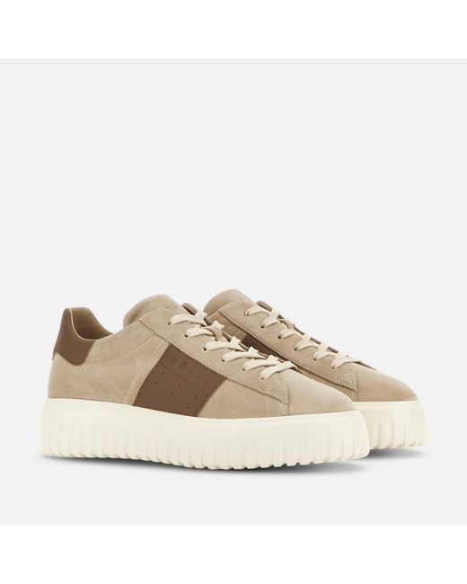 Maxi Sneaker di Hogan in Brown da Uomo