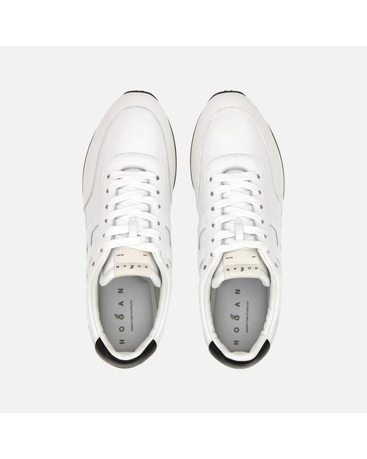 Hogan White Sporty Sneakers, for men