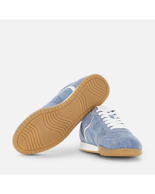 Hogan Blue Flat Sneakers