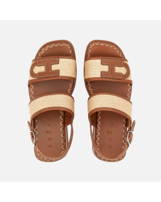Hogan Brown Sandals,