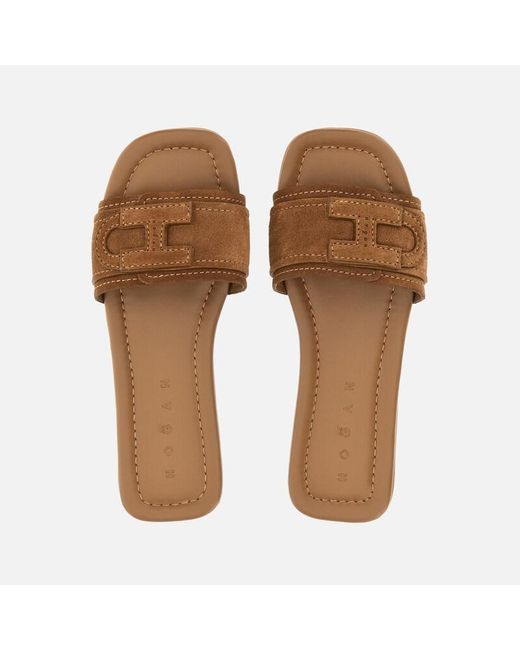 Hogan Brown Sandals,