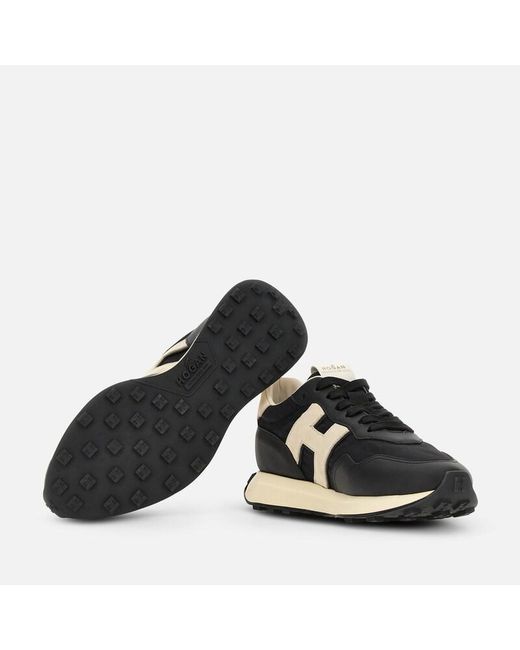 Hogan Black Sporty Sneakers, for men