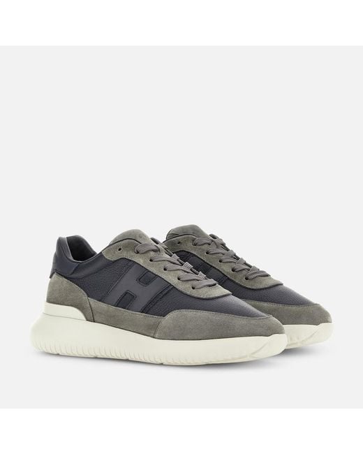 Hogan Blue Chunky Sneakers, for men