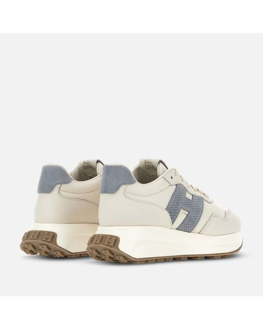 Hogan White Sporty Sneakers, Light,Off