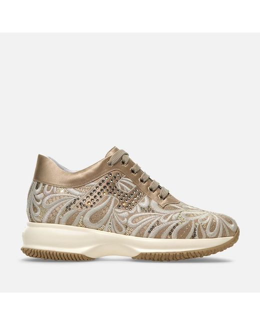 Sneakers Interactive Hogan en coloris Natural