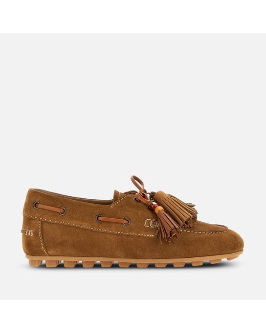 Hogan Brown Bootsschuhe Olympia