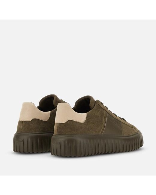 Hogan Green Chunky Sneakers, for men