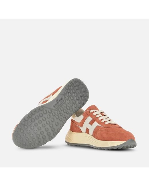 Hogan Pink Sporty Sneakers, for men