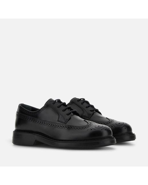 Hogan Black Lace-Ups And Moccasins, for men