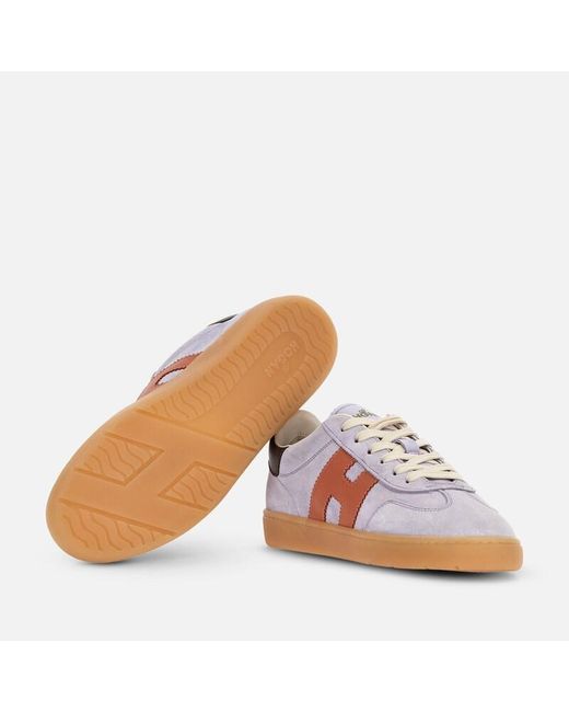 Hogan Pink Flat Sneakers,