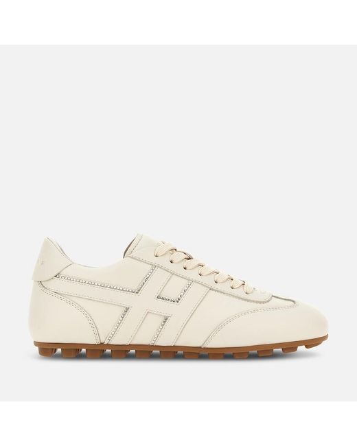 Hogan White Flat Sneakers,