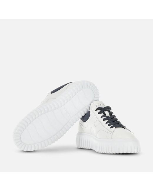 Hogan White Sneakers H-Stripes for men