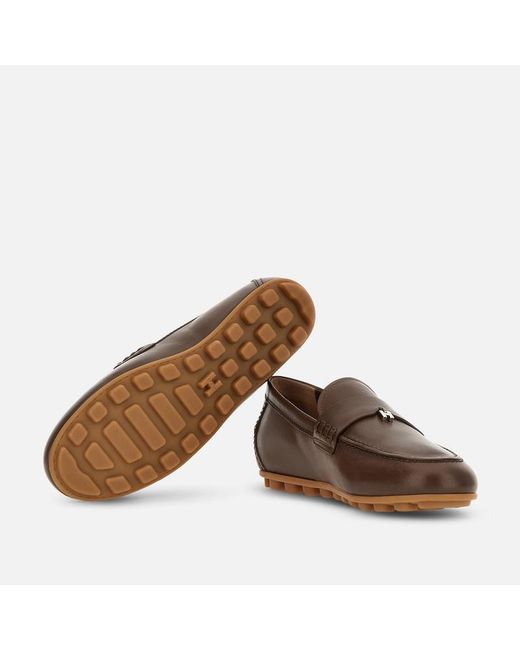Hogan Brown Loafers,