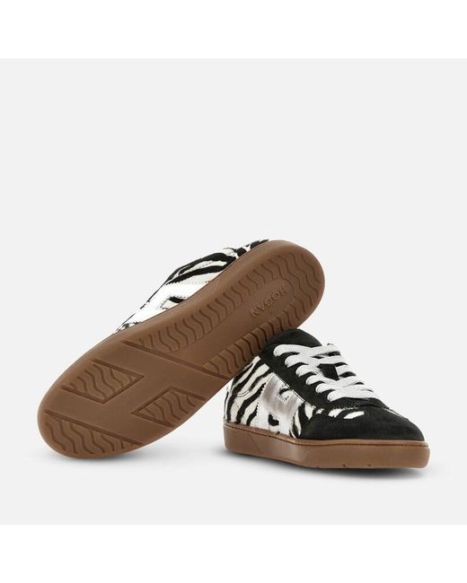 Hogan Black Flat Sneakers,