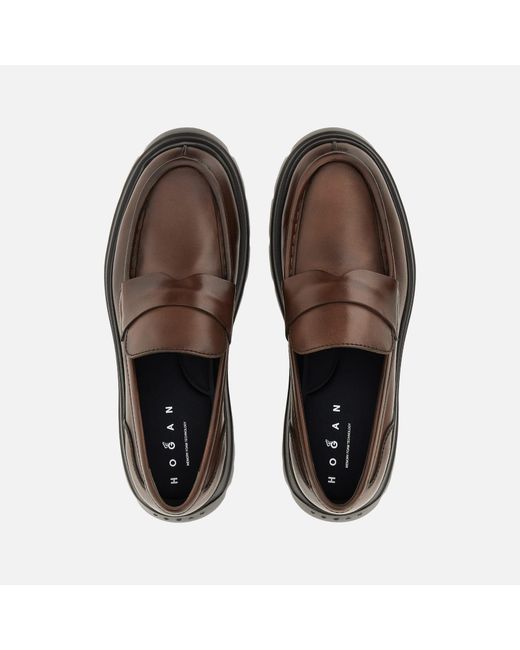 Stringate e mocassini di Hogan in Brown da Uomo