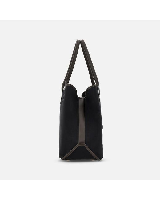 Sac Shopping Address Medium Hogan en coloris Black