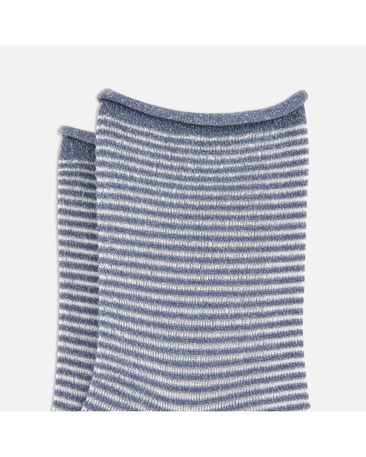 Hogan Blue Socks, (One Size)