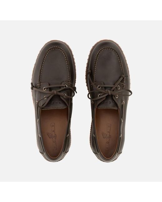 Hogan Brown Lace-Ups And Moccasins, for men
