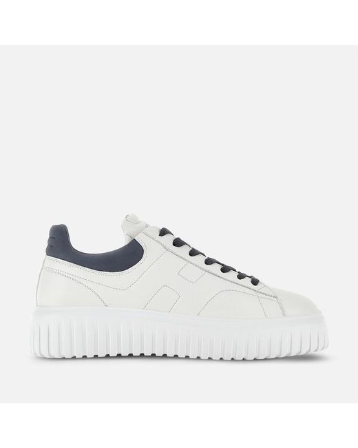 Hogan White Sneakers H-Stripes for men