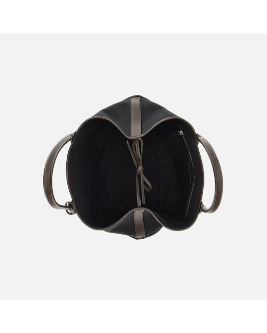 Sac Shopping Address Medium Hogan en coloris Black