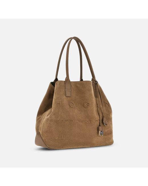 Hogan Brown Shopper Address Medium