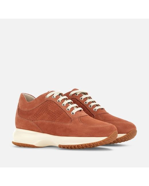 Sneakers Interactive Hogan en coloris Brown