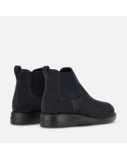 Hogan Blue Boots And Chelsea, for men
