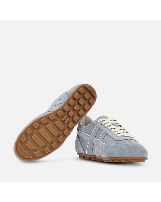 Hogan Blue Sporty Sneakers,