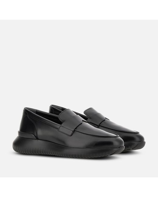 Stringate e mocassini di Hogan in Black da Uomo