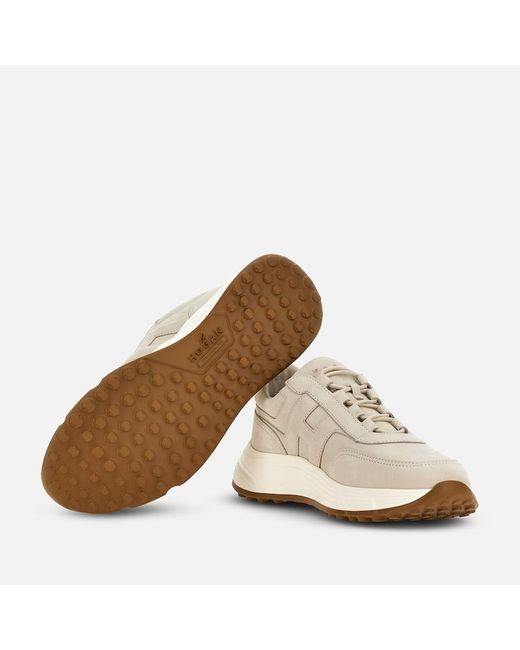 Hogan White Sporty Sneakers, for men